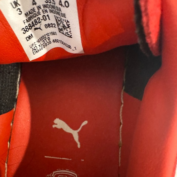 PUMA Patrol X Suede Lace Up  Youth Boys Red Sneakers Casual Shoes - Picture 8 of 8